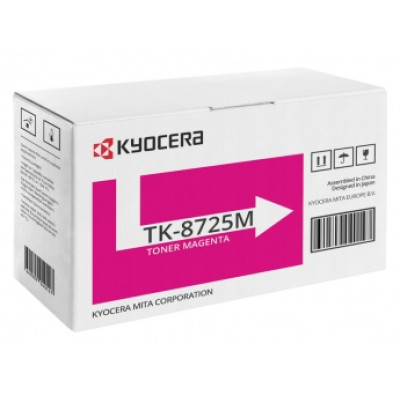 Kyocera TK-8725M (1T02NHBNL0), originální toner, purpurový, 30000 stran