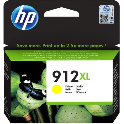 HP 3YL83AE (912XL), originální inkoust, žlutý, 825 stran