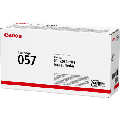 Canon 057 (3009C002), originální toner, černý, 3100 stran