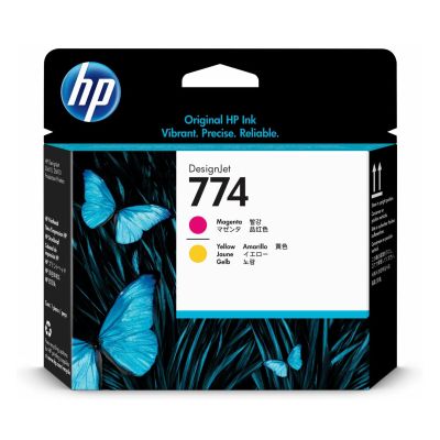 HP P2V99A (774), originální tisková hlava, purpurová/žlutá, 1 ks