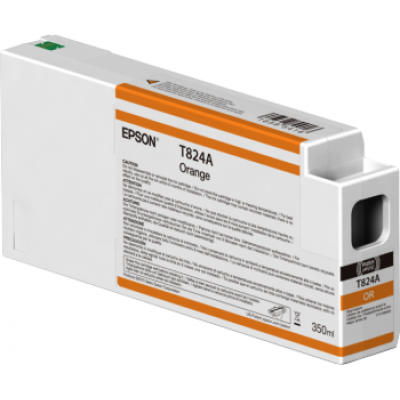 Epson T824A (C13T824A00), originální inkoust, oranžový, 350 ml