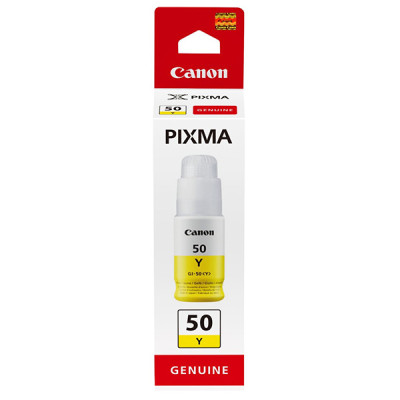 Canon GI-50 Y (3405C001), originální inkoust, žlutý, 7700 stran (70 ml)