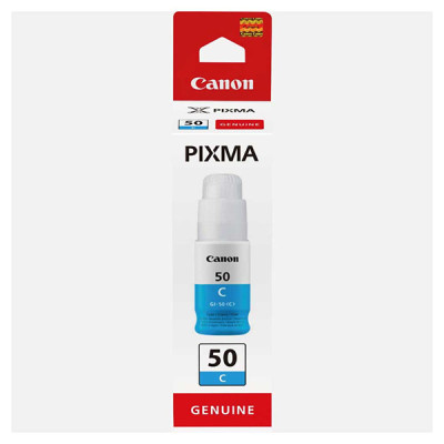 Canon GI-50 C (3403C001), originální inkoust, azurový, 7700 stran (70 ml)