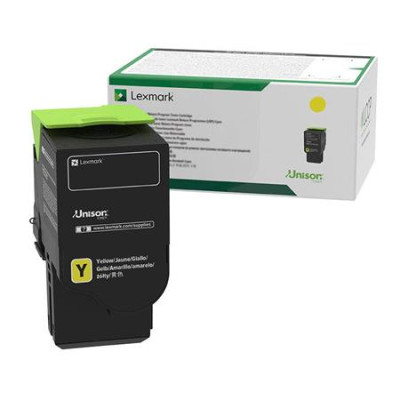 Lexmark 78C2UY0 (78C2UYE, 78C0U40), originální toner, žlutý, 7000 stran