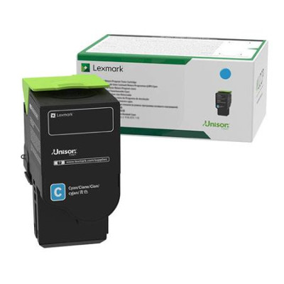 Lexmark 78C2UC0 (78C2UCE, 78C0U20), originální toner, azurový, 7000 stran