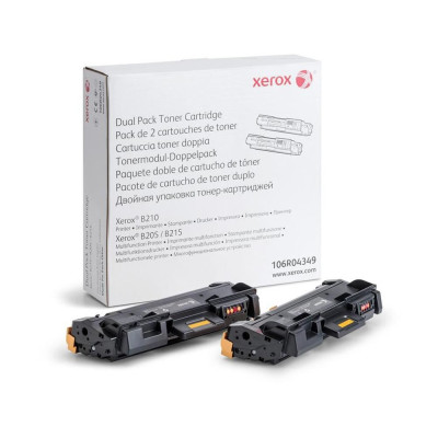 Xerox 106R04349, originální toner, černý, 2 x 3000 stran, 2-pack