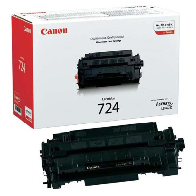 Canon CRG-724Bk (3481B002), originální toner, černý, 6000 stran