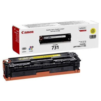 Canon CRG-731Y (6269B002), originální toner, žlutý, 1500 stran