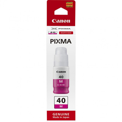 Canon GI-40M (3401C001), originální inkoust, purpurový, 7700 stran (70 ml)