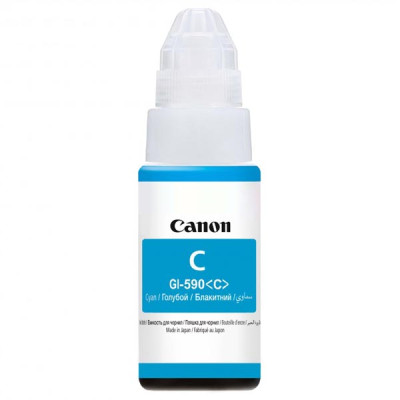 Canon GI-590C (1604C001), originální inkoust, azurový, 7000 stran (70 ml)