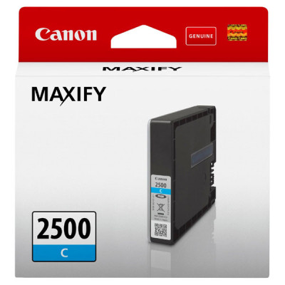 Canon PGI-2500C (9301B001), originální inkoust, azurový, 9,6 ml