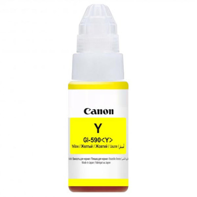 Canon GI-590Y (1606C001), originální inkoust, žlutý, 7000 stran (70 ml)