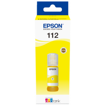 Epson T06C4 (C13T06C44A, 112), originální inkoust, žlutý, 6000 stran (70 ml)