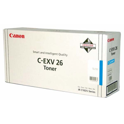 Canon C-EXV26C (1659B006), originální toner, azurový, 6000 stran