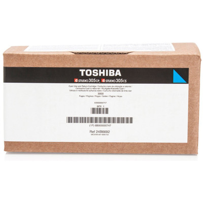 Toshiba T-305PC-R (6B000000747), originální toner, azurový, 3000 stran (900 g)