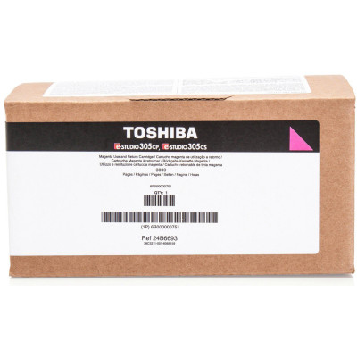 Toshiba T-305PM-R (6B000000751), originální toner, purpurový, 3000 stran (900 g)