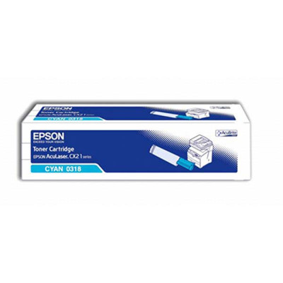 Epson C13S050318, originální toner, azurový, 5000 stran