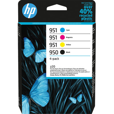 HP 6ZC65AE (950/951), originální inkoust, CMYK, 1000/700 stran, 4-pack