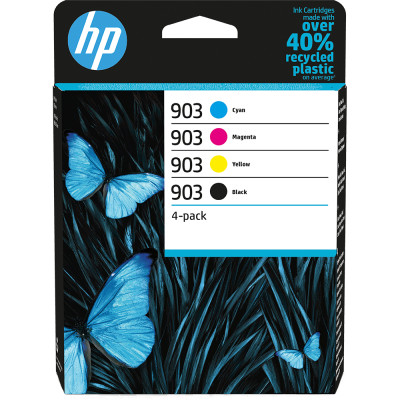 HP 6ZC73AE (903), originální inkoust, CMYK, 300/315 stran, 4-pack