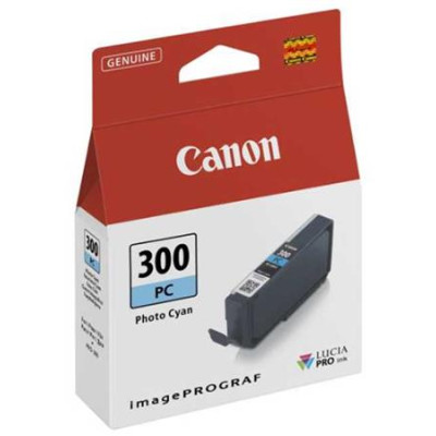 Canon PFI-300PC (4197C001), originální inkoust, photo azurový, 14,4 ml