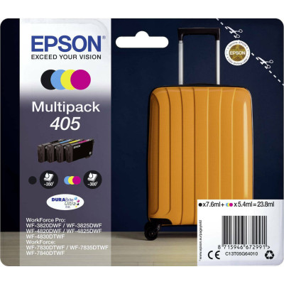 Epson T05G6 (C13T05G64010, 405), originální inkoust, CMYK, 4-pack