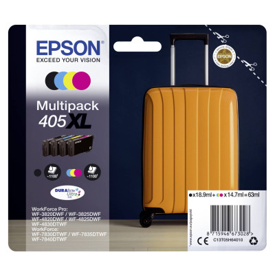 Epson T05H6 (C13T05H64010, 405XL), originální inkoust, CMYK, XL 4-pack