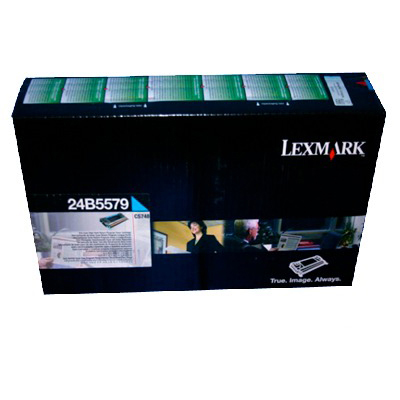 Lexmark 24B5579, originální toner, azurový, 10000 stran