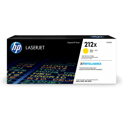 HP W2122X (212X), originální toner, žlutý, 10000 stran