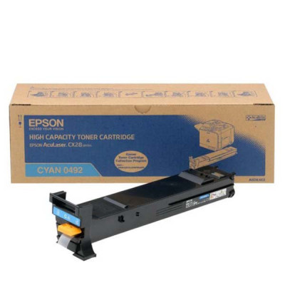 Epson C13S050492, originální toner, azurový, 8000 stran