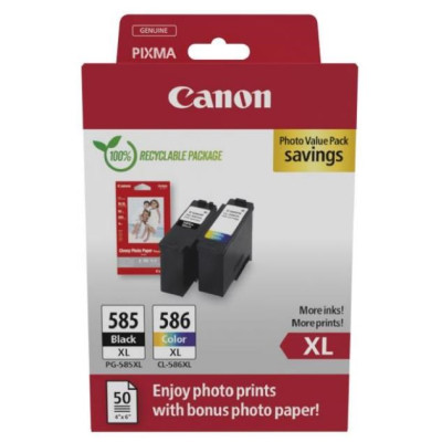 Canon PG-585XL/CL-586XL (6204C005), originální inkoust, černý/barevný, +GP-501 50 listů