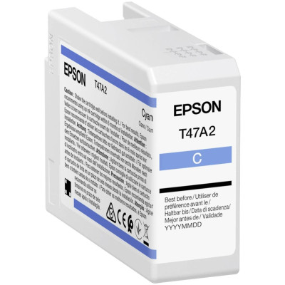 Epson T47A2 (C13T47A200), originální inkoust, azurový, 50 ml