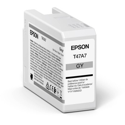 Epson T47A7 (C13T47A700), originální inkoust, šedý, 50 ml