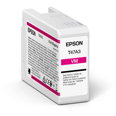 Epson T47A3 (C13T47A30N), originální inkoust, vivid purpurový, 50 ml