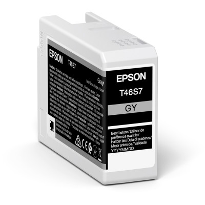 Epson T46S7 (C13T46S700), originální inkoust, šedý, 25 ml