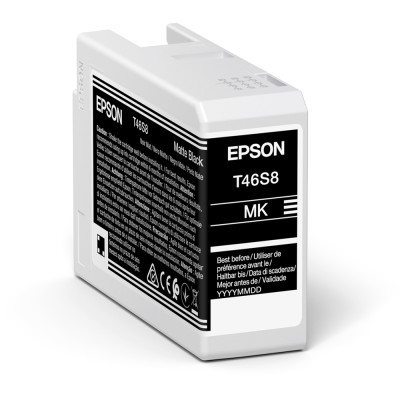 Epson T46S8 (C13T46S800), originální inkoust, matně černý, 25 ml