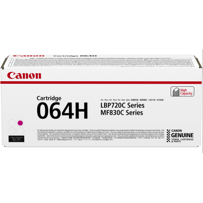 Canon 064HM (4934C001), originální toner, purpurový, 10400 stran, XL