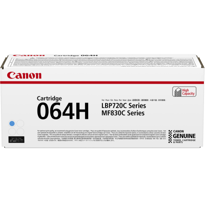 Canon 064HC (4936C001), originální toner, azurový, 10400 stran, XL