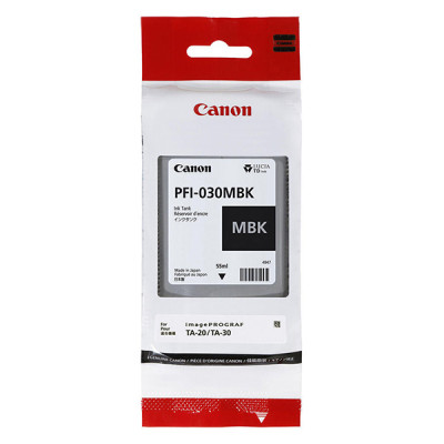 Canon PFI-030MBk (3488C001), originální inkoust, matně černý, 55 ml