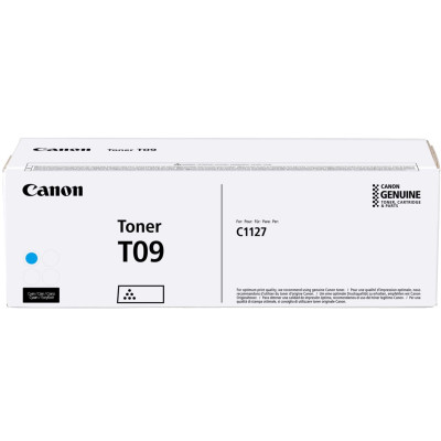 Canon T09C (3019C006), originální toner, azurový, 5900 stran