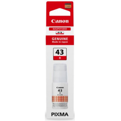 Canon GI-43R (4716C001), originální inkoust, červený, 60 ml