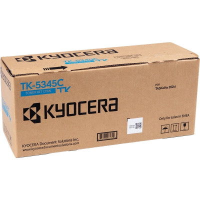 Kyocera TK-5345C (1T02ZLCNL0), originální toner, azurový, 9000 stran