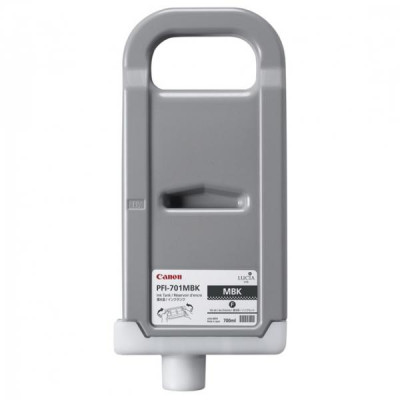 Canon PFI-701MBk (0899B005, 0899B001), originální inkoust, matně černý, 700 ml