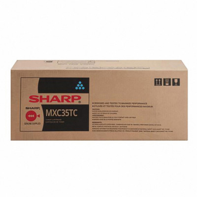 Sharp MX-C35TC, originální toner, azurový, 9000 stran