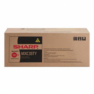 Sharp MX-C35TY, originální toner, žlutý, 6000 stran