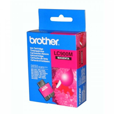 Brother LC-900M, originální inkoust, purpurový, 400 stran