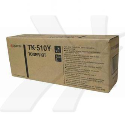 Kyocera TK-510Y, originální toner, žlutý, 8000 stran