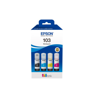 Epson T00S6 (C13T00S64A, 103), originální inkoust, CMYK, 4-pack