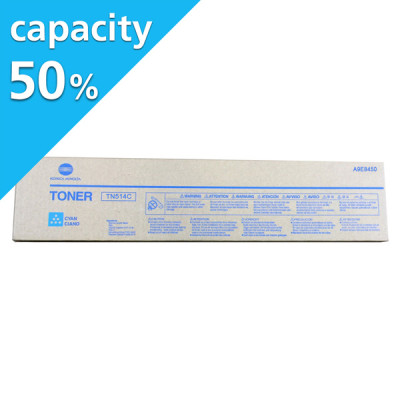 Konica Minolta TN-514C (A9E845H), originální toner, azurový, 13000 stran, 1/2 kapacita