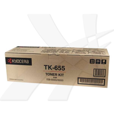 Kyocera TK-655K, originální toner, černý, 47000 stran