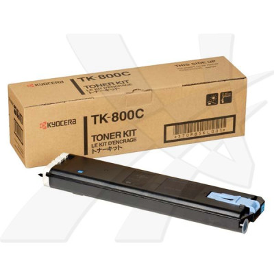 Kyocera TK-800C, originální toner, azurový, 10000 stran